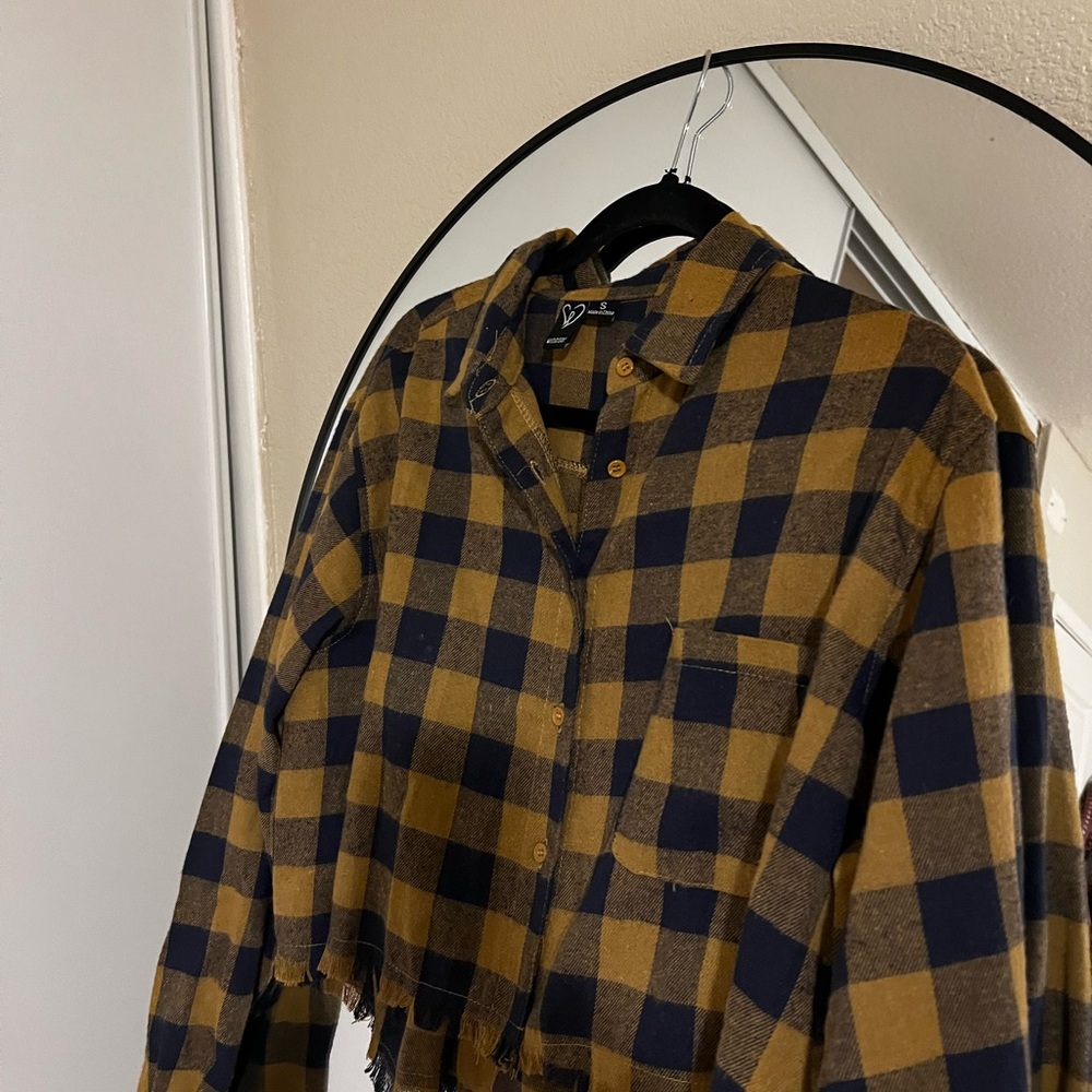 Windsor cropped flannel